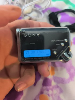 Walkman Sony NW-E95 Negro/Plateado