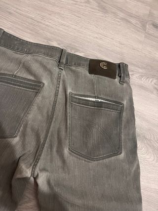 Jeans grigio-verdi camouflage