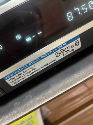 Kenwood VRS-6200 Audio-Video Control Center