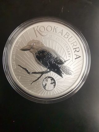 Moneda Kookaburra 35 Aniversario Plata