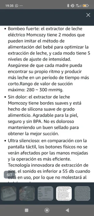 Sacaleches Eléctrico Momcozy Verde