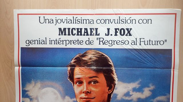 Cartel original Teen Wolf (De pelo en pecho 1985)