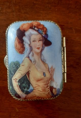 Set 4 Portapillole Vintage Decorati