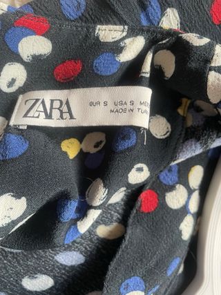 Vestido estampado Zara