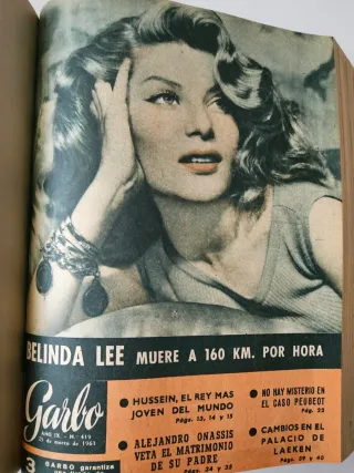 Revista GARBO, encuadernada, 1960-61