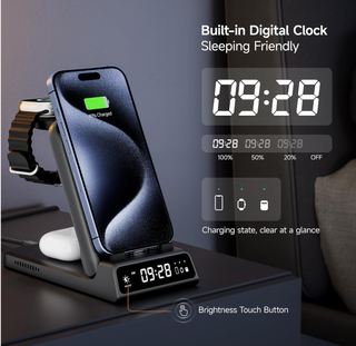 Cargador inalámbrico 3 en 1 SwanScout iPhone