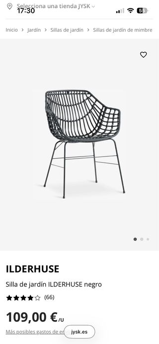 Juego de 2 sillas de diseño moderno