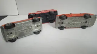 3 modellini Politoys Burago scala 1:43