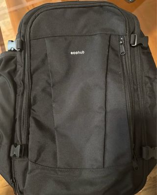 Mochila Viaje ECOHUB Cabina 40x20x25 Negra