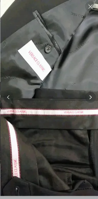 Traje Versace Classic Talla 48 Negro