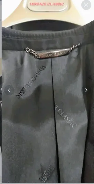 Traje Versace Classic Talla 48 Negro