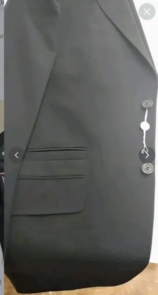 Traje Versace Classic Talla 48 Negro