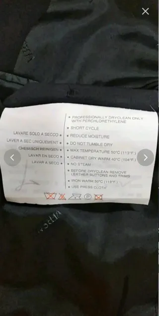 Traje Versace Classic Talla 48 Negro