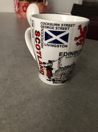 Taza de porcelana Edimburgo Escocia