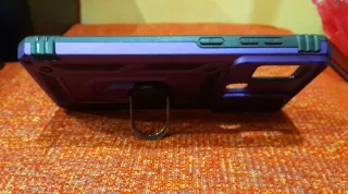 Funda Samsung A21s con Anillo y Tapa de camaras