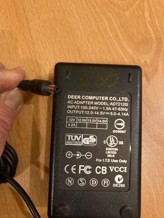 C60 - ADAPTADOR DEER AD7212G.