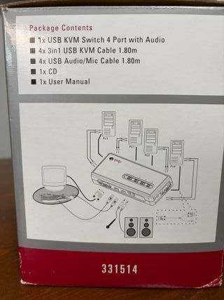 Hub USB VGA Equip 4 Puertos