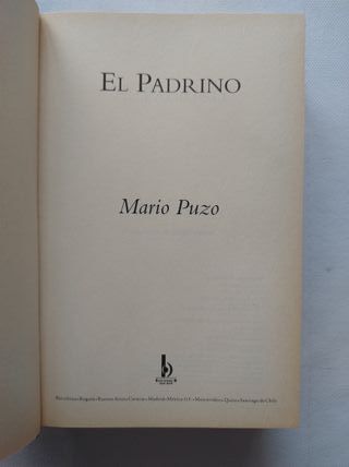 El Padrino PRIMERA EDICIÓN