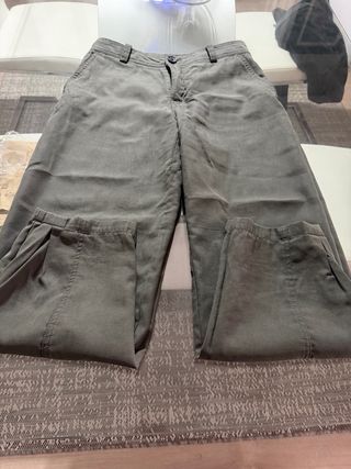 Pantalón Zara Verde Oliva Talla M