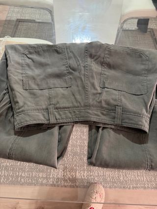 Pantalón Zara Verde Oliva Talla M
