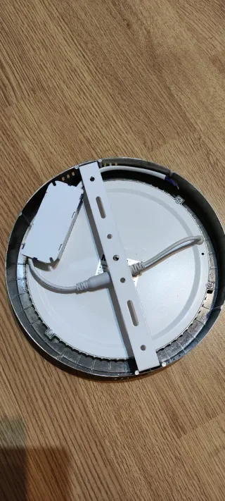 Lámpara plafón gris metálico, lámpara incluida