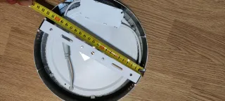 Lámpara plafón gris metálico, lámpara incluida