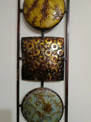 Cuadro Metálico Decorativo Vintage