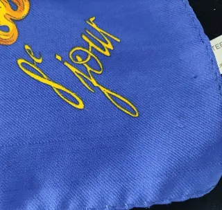 Foulard in seta con stampa barocca