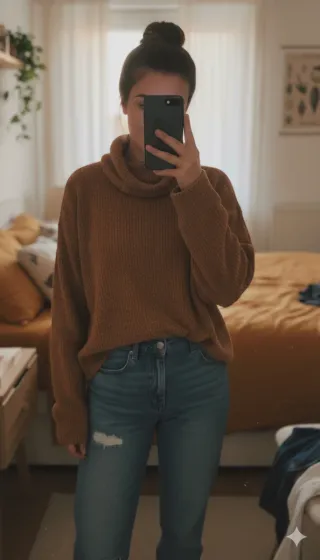 Jersey suave mostaza