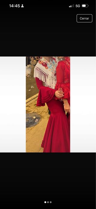 Vestido Flamenca Rojo