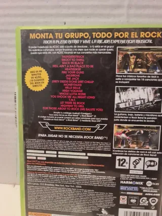 AC/DC Live Rock Band Xbox 360