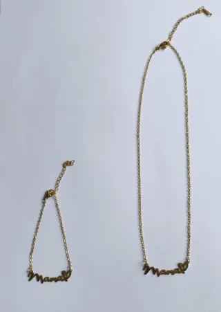 Conjunto Collar y Pulsera.