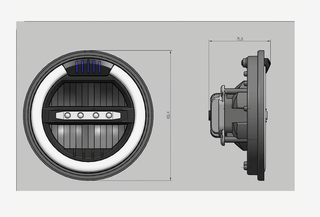 Faro LED Puig 1944N Universal Honda