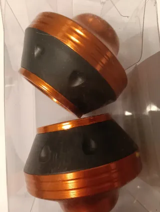 Protectores antichoque patinete eléctrico naranja