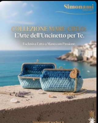 Borsa Pochette SIMONAMI CROCHET HANDMADE