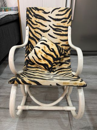 Mecedora infantil estampado animal