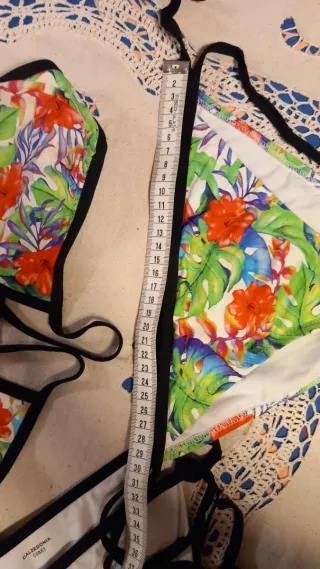 Bikini Calzedonia 3 piezas estampado floral