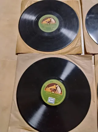 20 discos de pizarra gramofono