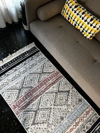 Alfombra Kilim Algodón Étnica 80x150 cm