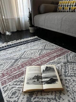 Alfombra Kilim Algodón Étnica 80x150 cm