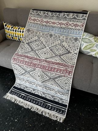 Alfombra Kilim Algodón Étnica 80x150 cm