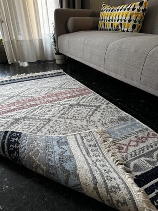 Alfombra Kilim Algodón Étnica 80x150 cm