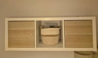 Estantería Ikea con puertas