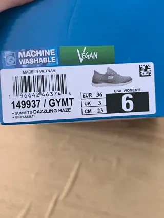 Zapatillas Skechers Slip-Ins Mujer Gris Púrpura