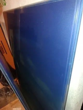 Cristales con vinilo azul