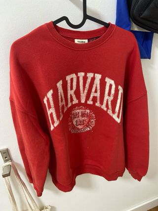 Sudadera Harvard Roja