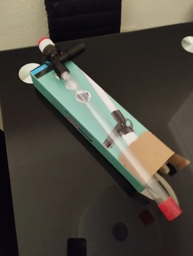 Acuario 40L Negro y Transparente