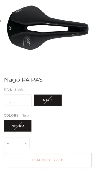 Sillín Prologo Nago R4 PAS Carbono NUEVO