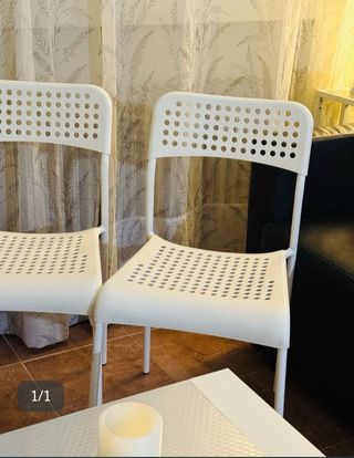 2 Sillas IKEA Sandsberg Blancas