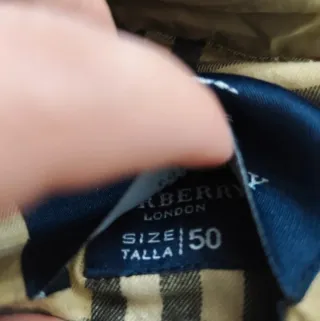 Chaquetón Burberry Beige Acolchado Caballero
